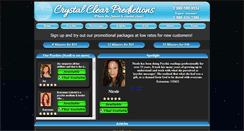 Desktop Screenshot of crystalclearpredictions.com